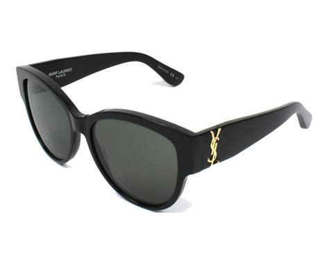 yves saint laurent sonnenbrille ysl 6379 s_807-54|Yves Saint Laurent Women's Sunglasses Black Purple Lenses .